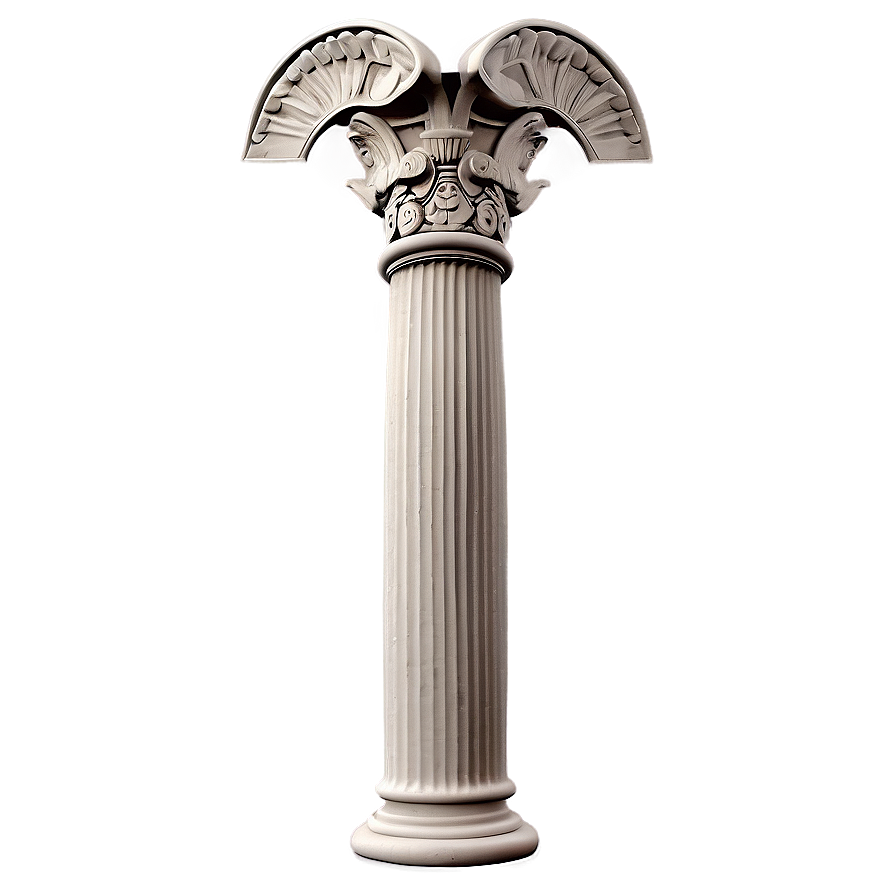 Greek Pillar Representation Png Kqx46 PNG image