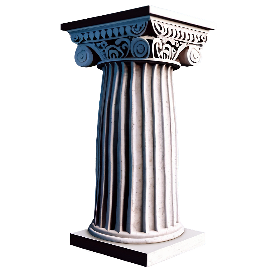 Greek Pillar Sculpture Png 90 PNG image