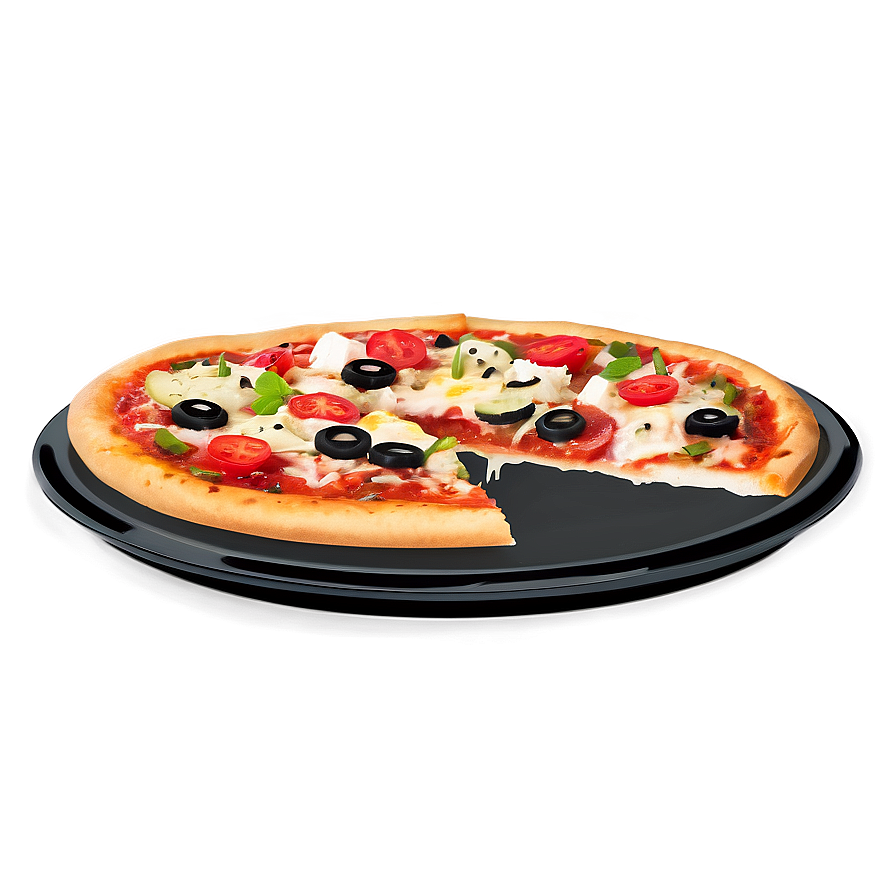 Greek Style Pizza Png 6 PNG image