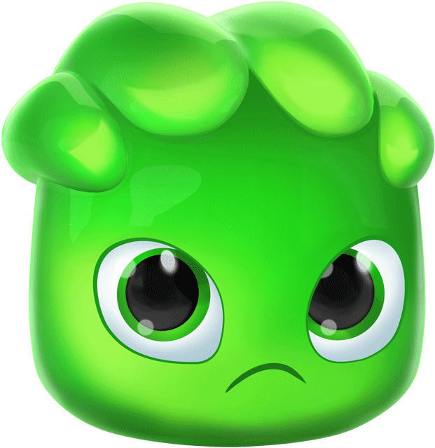 Green_ Animated_ Reptile_ Character PNG image