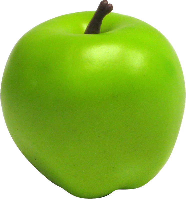 Green Apple Single Fruit PNG image