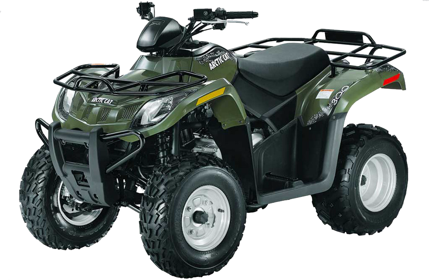 Green Arctic Cat A T V PNG image