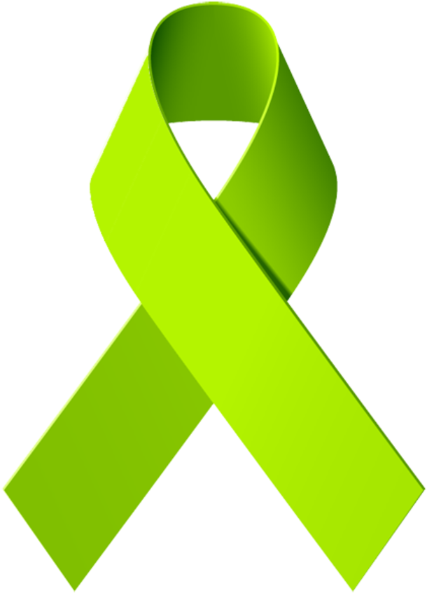 Green Awareness Ribbon PNG image