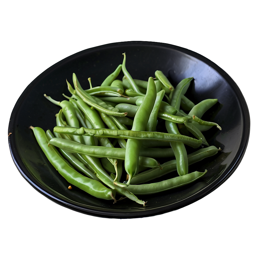 Green Beans Plate Png Kxp36 PNG image