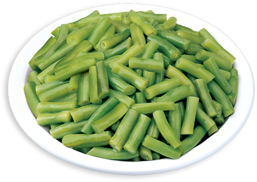Green Beansin White Bowl PNG image