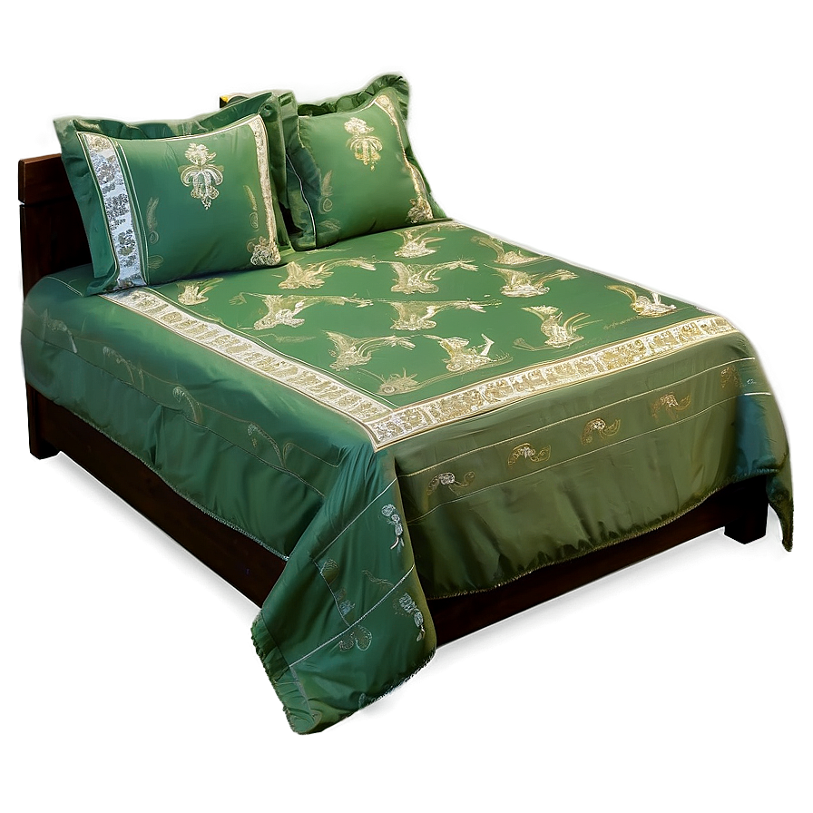 Green Bed Sheets Png Dmc PNG image