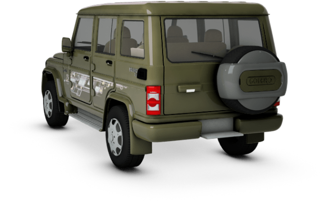 Green Bolero S U V Rear View PNG image