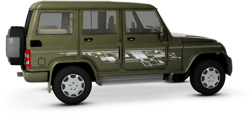 Green Bolero S U V Side View PNG image