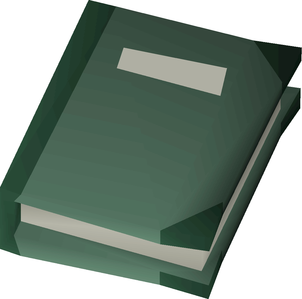 Green Book3 D Render PNG image