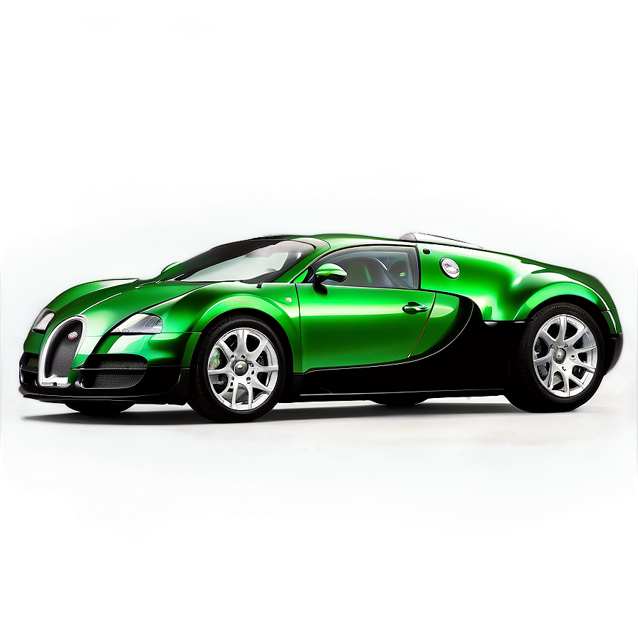 Green Bugatti Veyron Png Dud PNG image