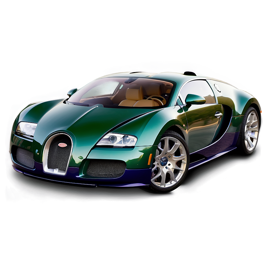 Green Bugatti Veyron Png Xvd PNG image