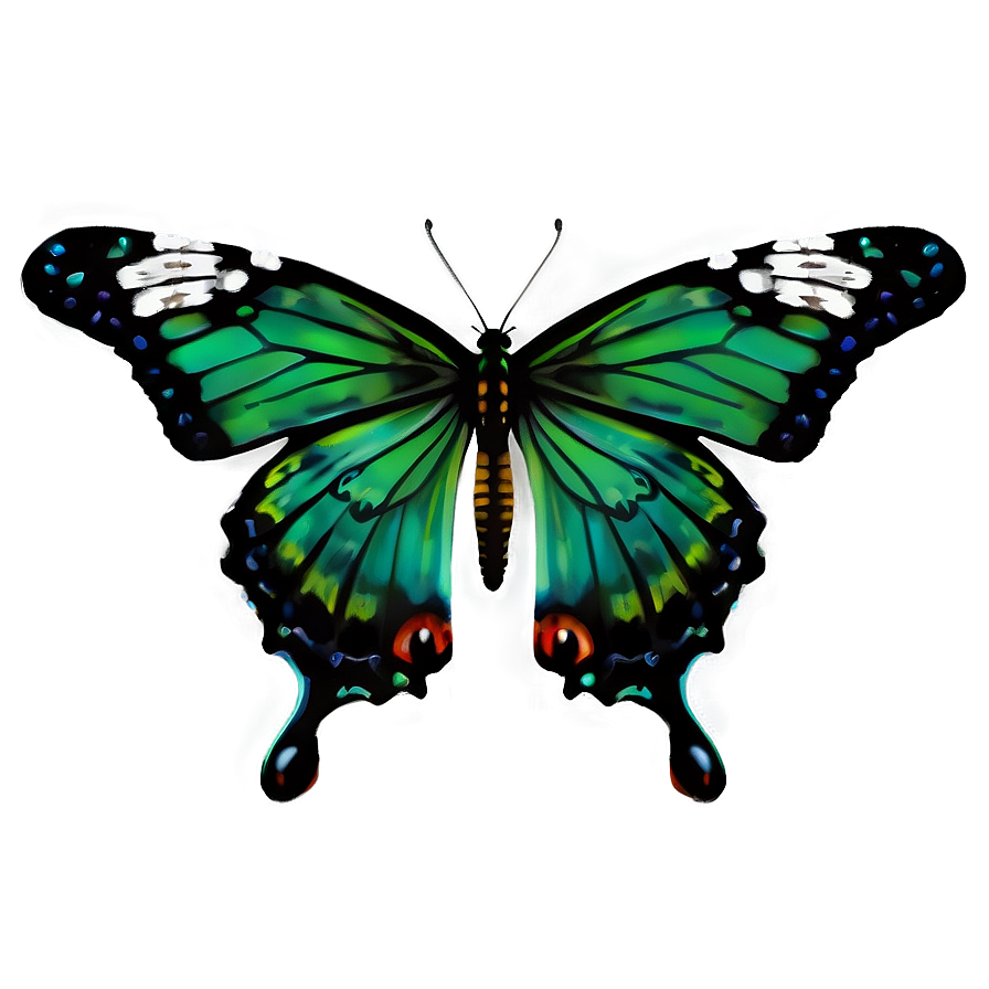 Green Butterfly Png 33 PNG image