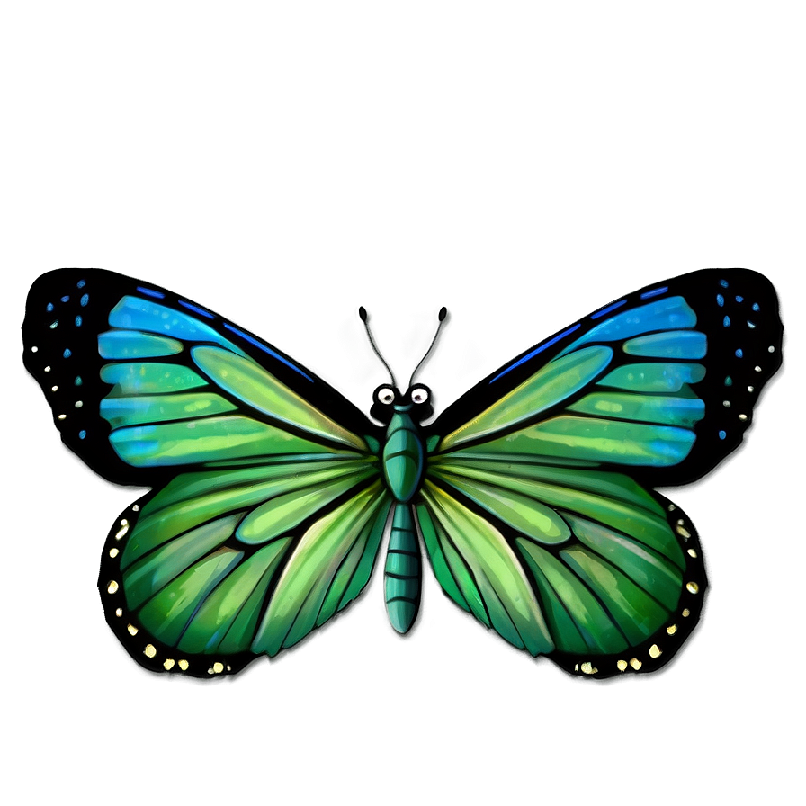 Green Butterfly Png Ucw77 PNG image