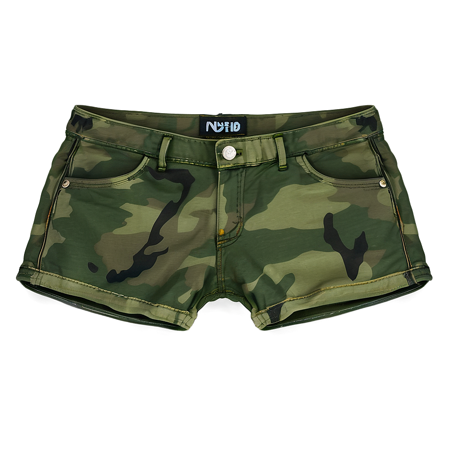 Green Camo Jorts Png 06132024 PNG image