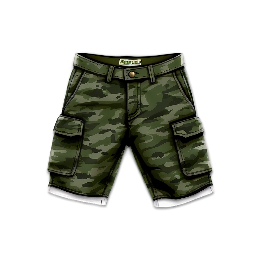 Green Camo Jorts Png 67 PNG image