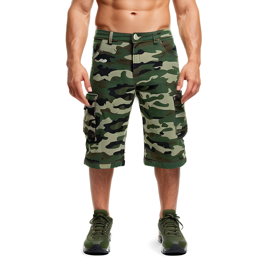 Green Camo Jorts Png 86 PNG image