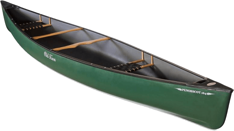 Green Canoe Old Town Penobscot PNG image
