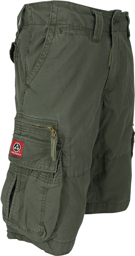 Green Cargo Shorts PNG image