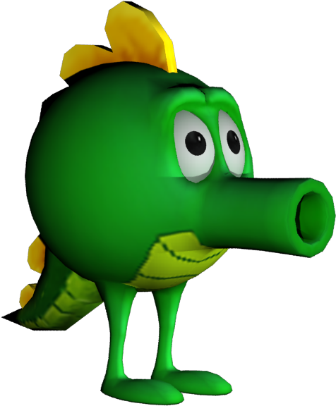 Green Cartoon Dinosaur Character PNG image