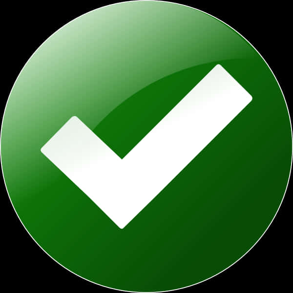 Green Check Mark Icon PNG image