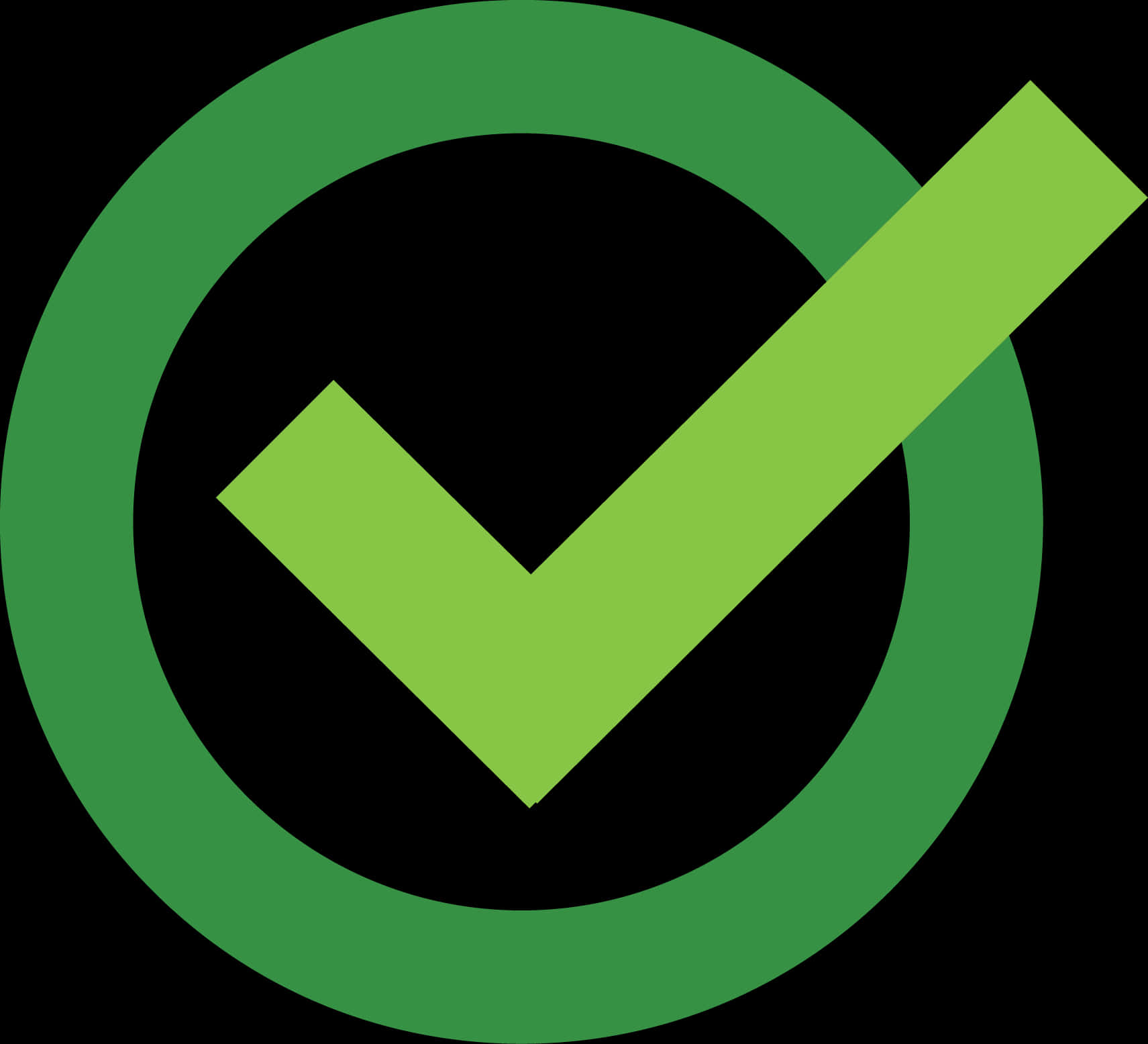 Green Check Mark Icon PNG image