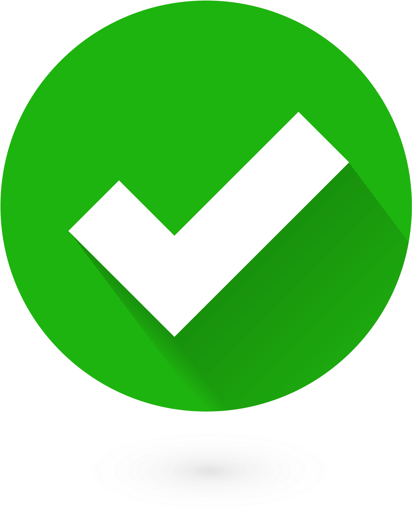 Green Check Mark Icon PNG image