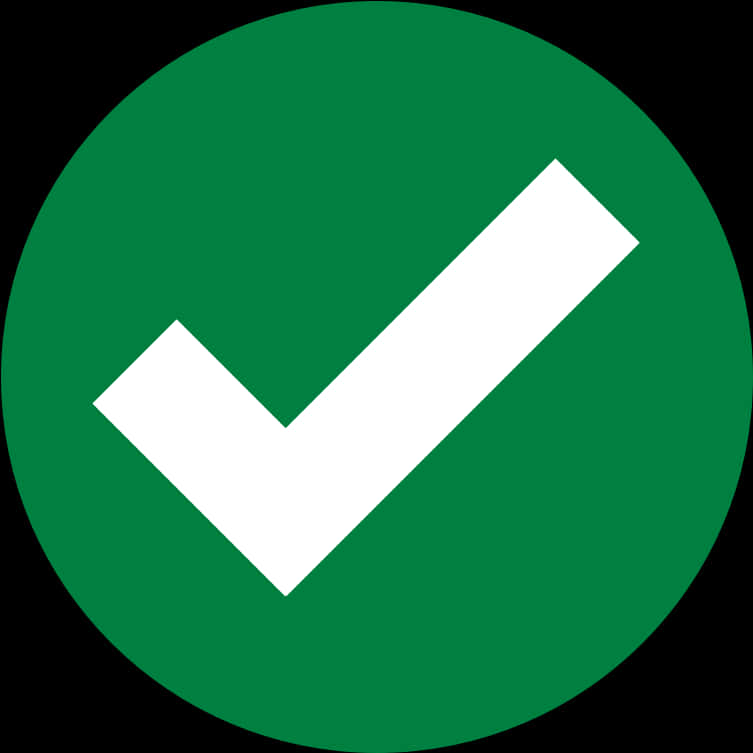 Green Check Mark Icon PNG image