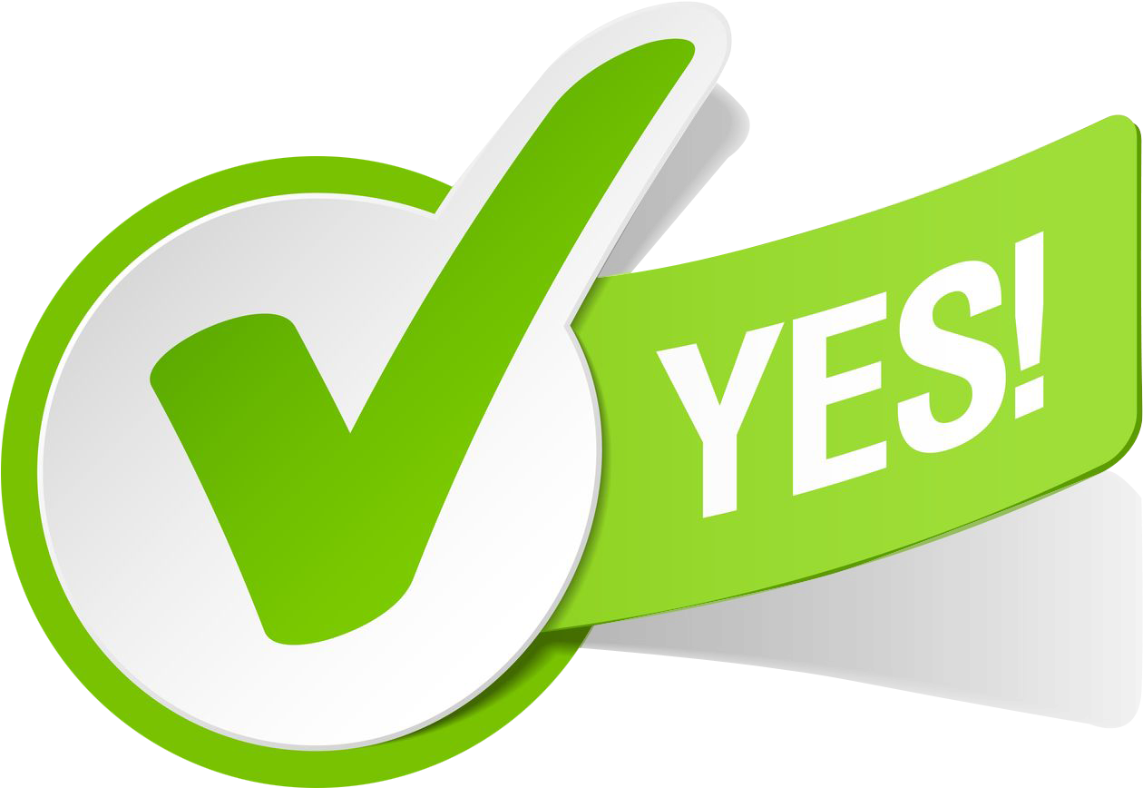 Yes Png Images (100++)