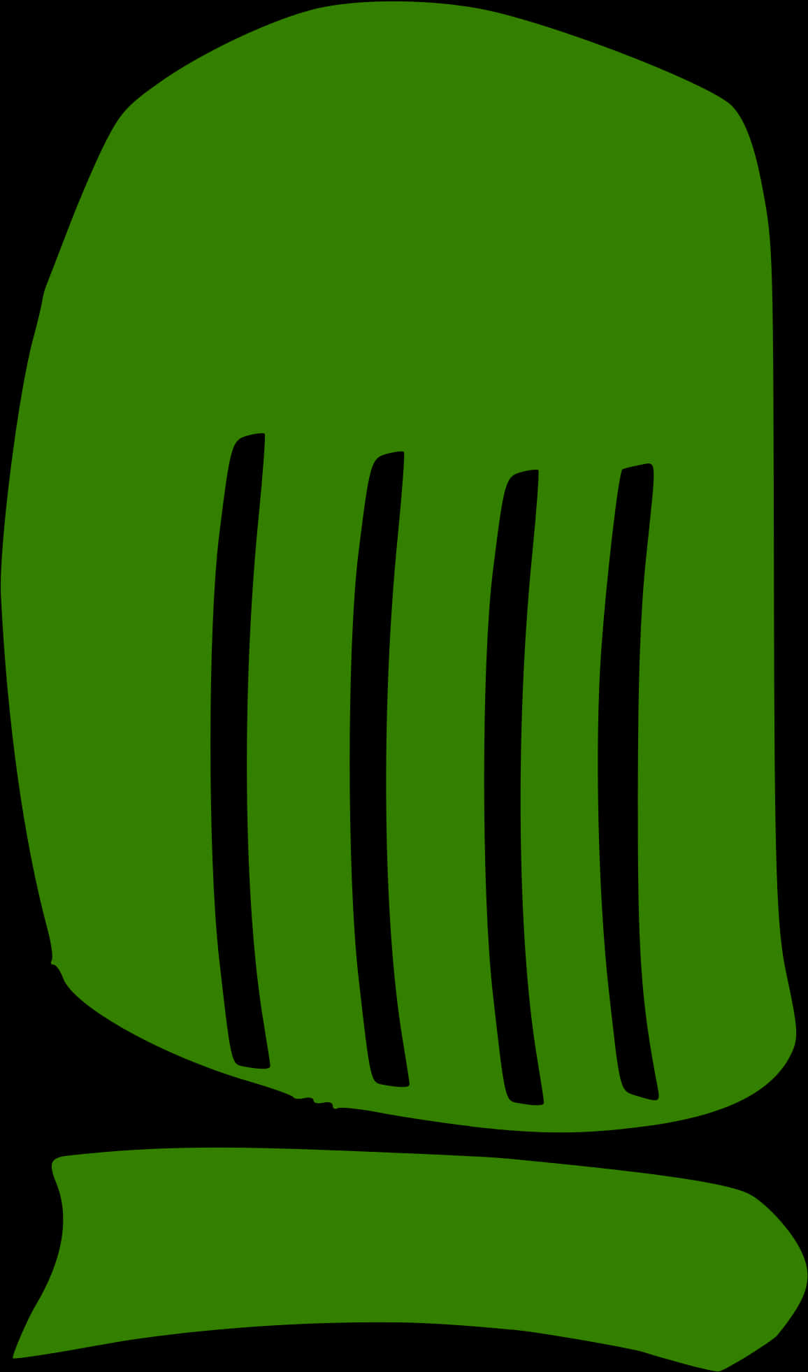 Green Chef Hat Icon PNG image