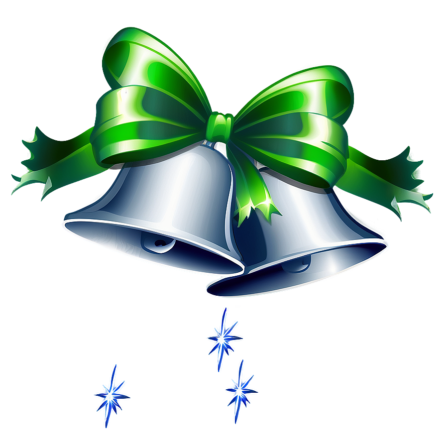 Green Christmas Bells Png Auu PNG image