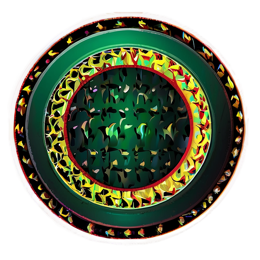 Green Circle With Border Png 46 PNG image