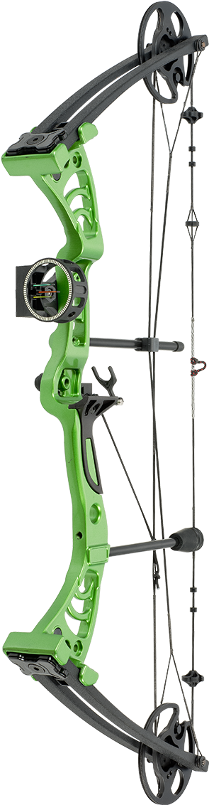 Green Compound Bow PNG image