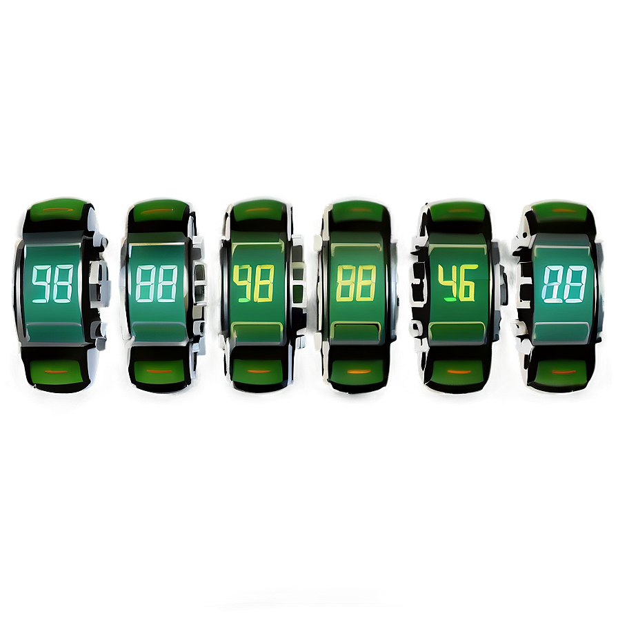 Green Countdown Timer Png Mmv PNG image