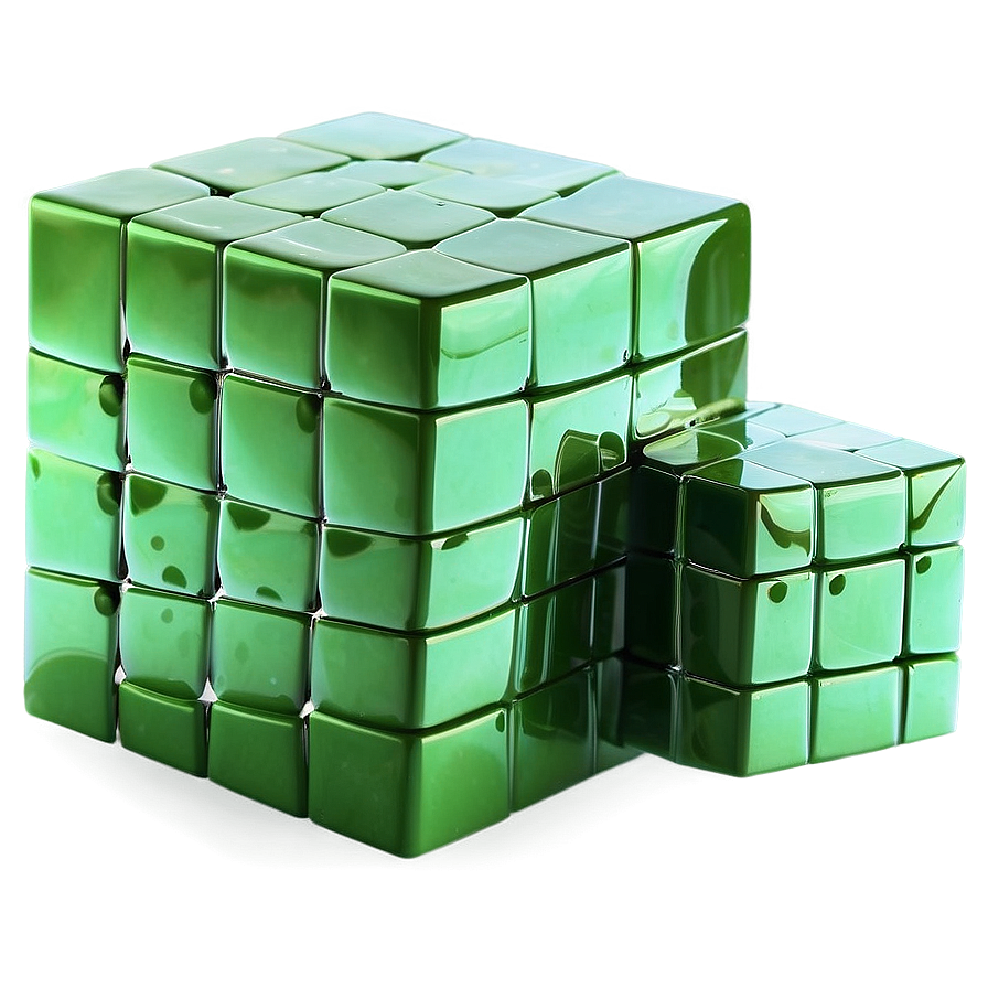 Green Cube Png 7 PNG image