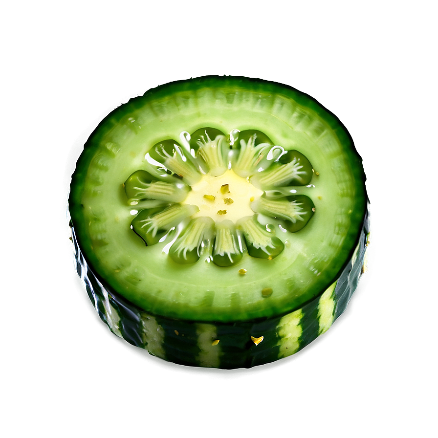 Green Cucumber Slice Png Sul34 PNG image