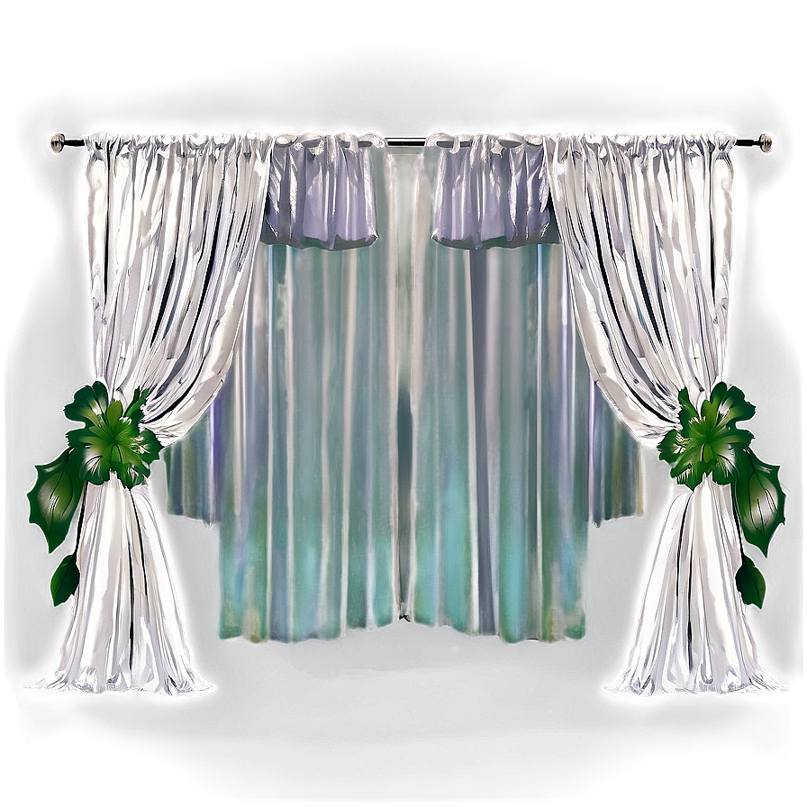 Green Curtains Png Dee20 PNG image