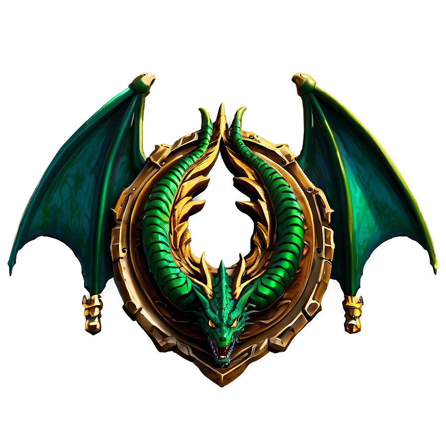 Green Dragon Emblem Png Qsg PNG image
