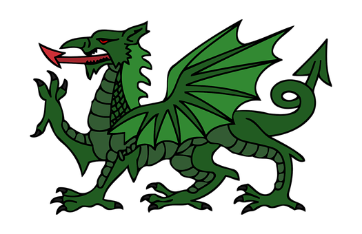 Green Dragon Illustration PNG image