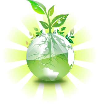 Green Earth Ecology Concept PNG image