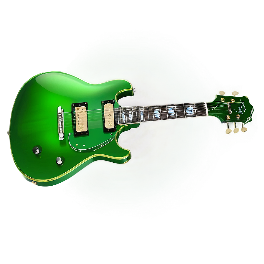 Green Electric Guitar Png 52 PNG image