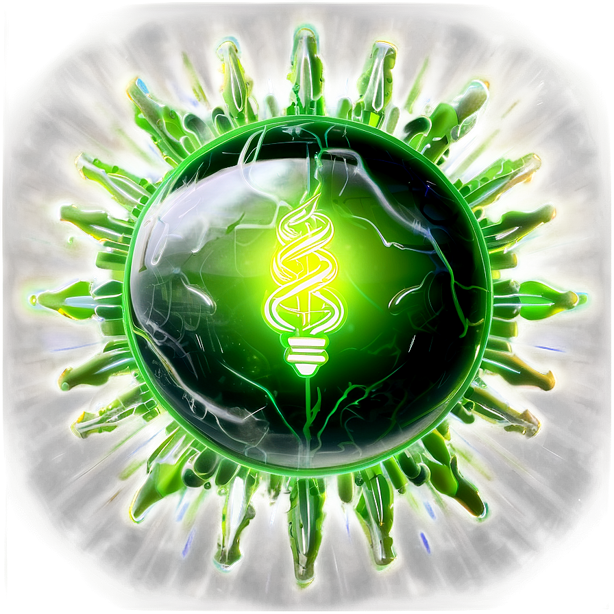 Green Energy Glow Png 1 PNG image