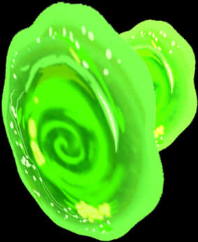 Green Energy Portal Effect PNG image