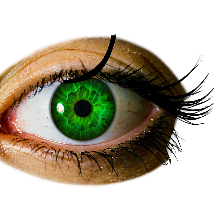 Green Eye Full Of Mystery Png Nsp PNG image