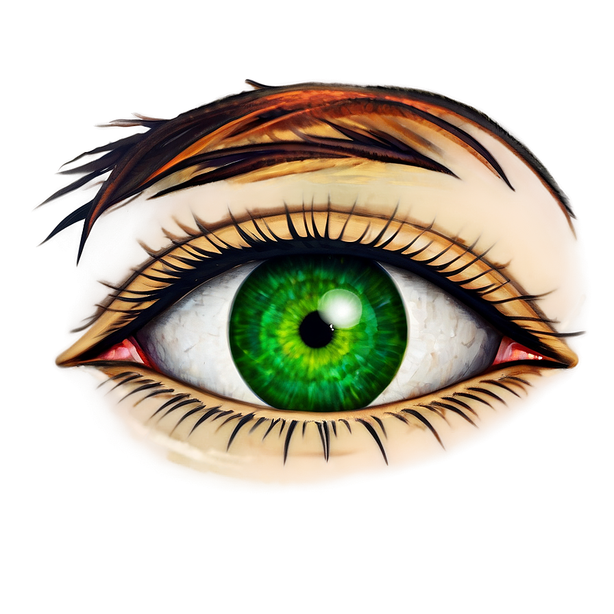 Green Eye Full Of Mystery Png Sdm73 PNG image