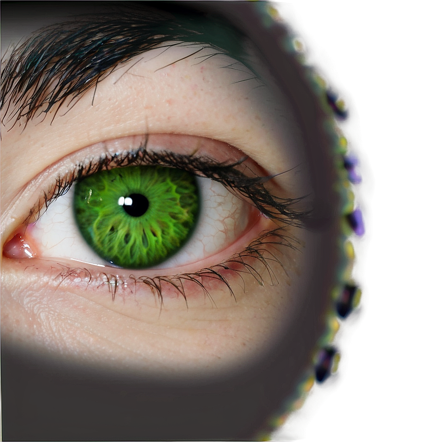 Green Eye Glare Png 06262024 PNG image