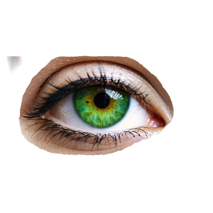 Green Eye Makeup Look Png 94 PNG image