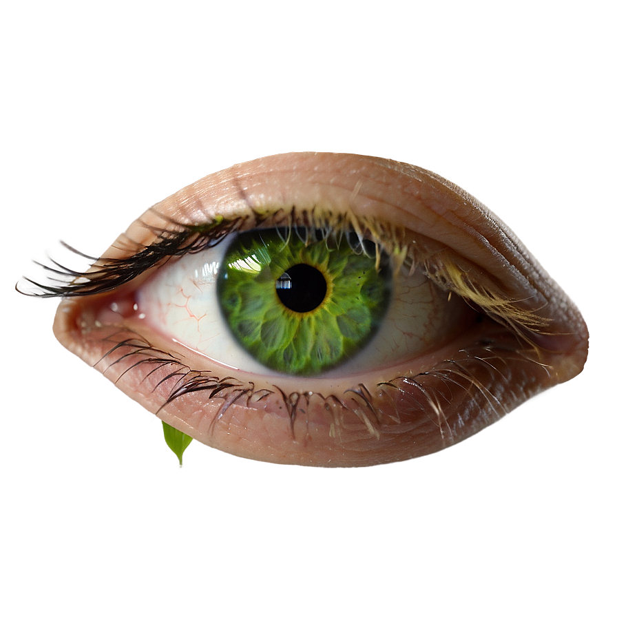 Green Eye Surrounded By Nature Png Whg83 PNG image