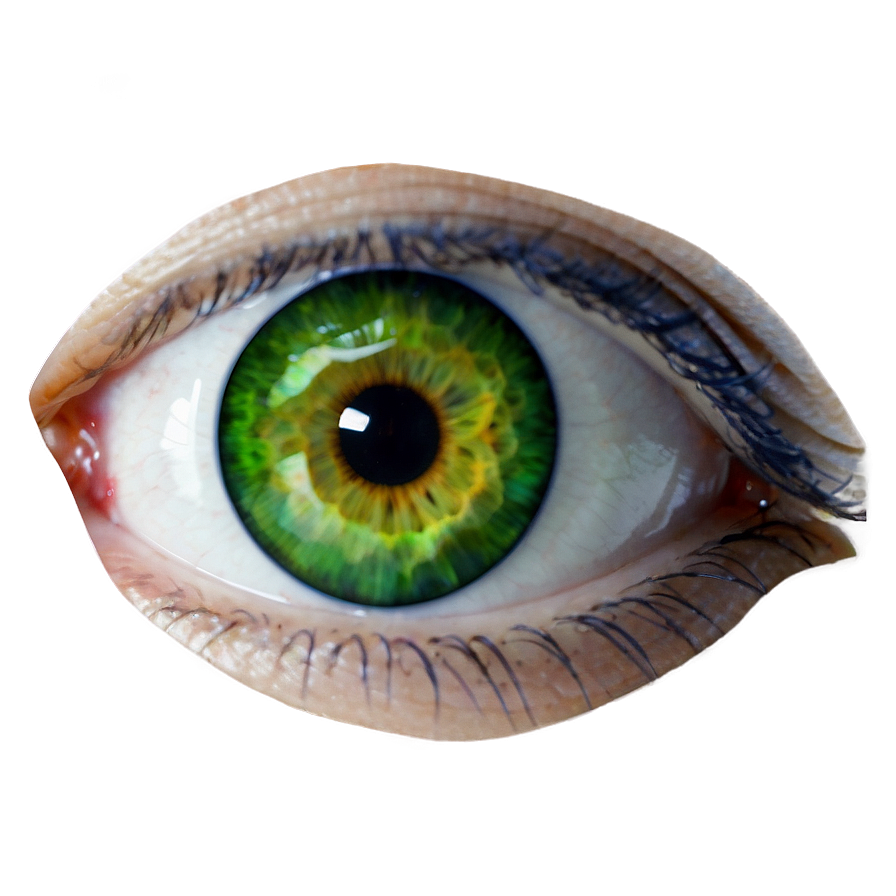 Green Eye Watercolor Effect Png Nsw PNG image