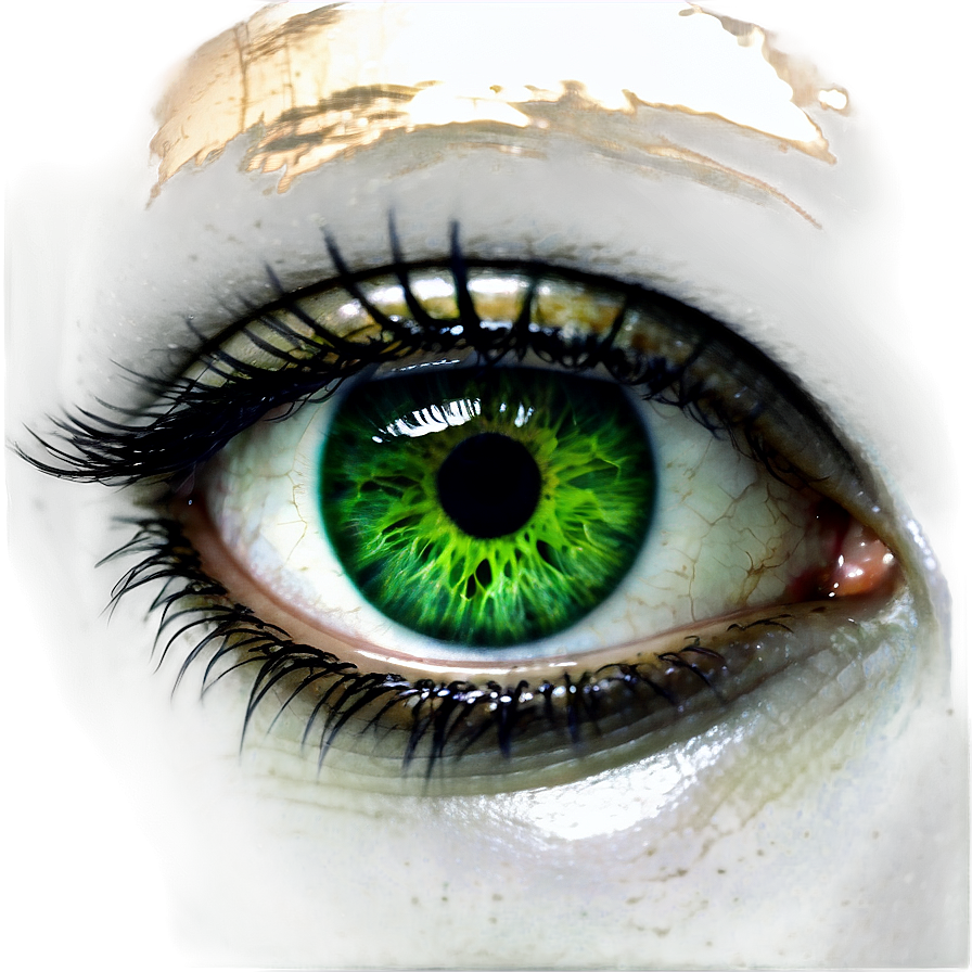 Green Eye With Reflection Png Bba12 PNG image