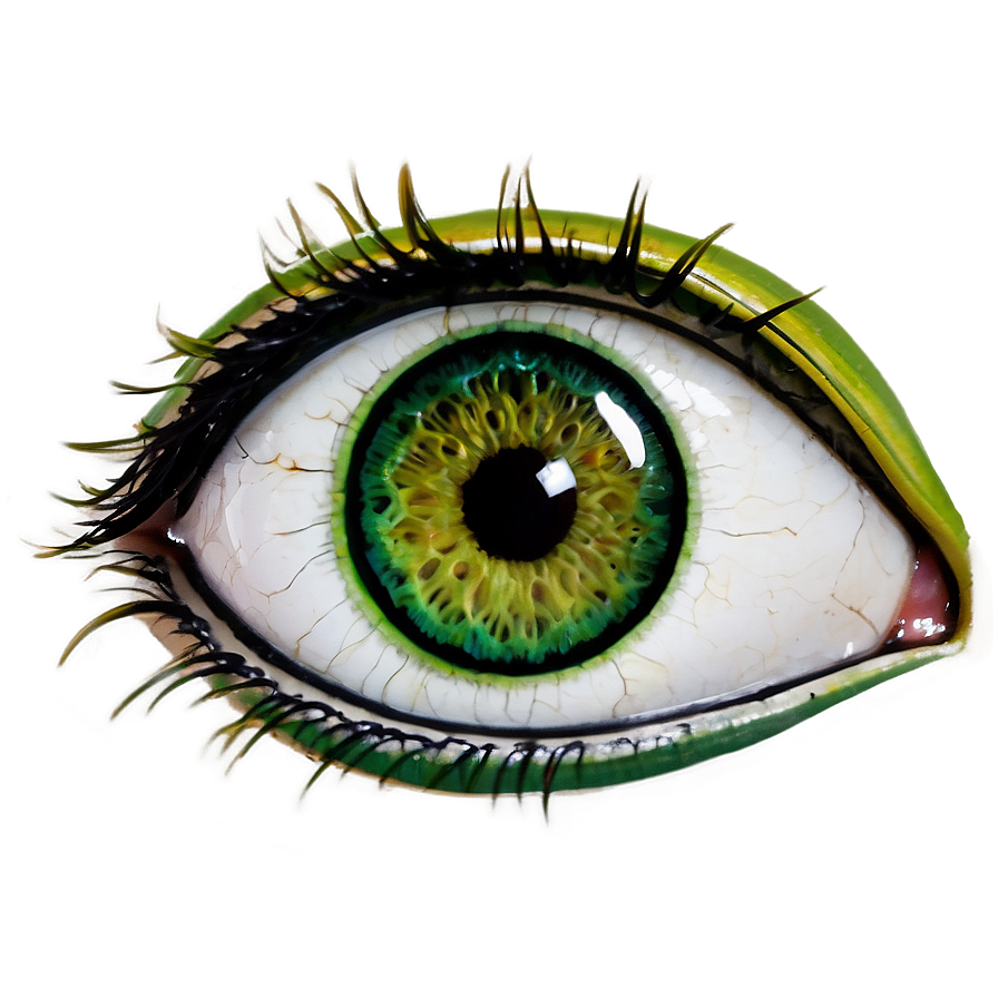 Green Eye With Spectacular Highlights Png 45 PNG image